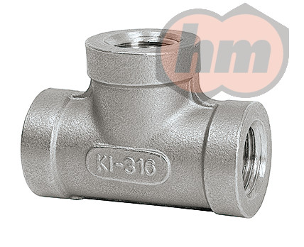 T-adapter 3 x G1/4 belső rozsdamentes acél