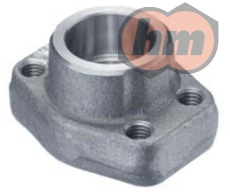 SAE Socket Weld Flange 3000 PSI, 1 1/2", metric bolt