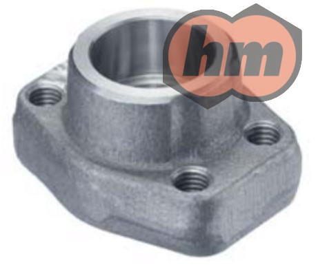 SAE Socket Weld Flange 3000 PSI, 1 1/2", metric bolt